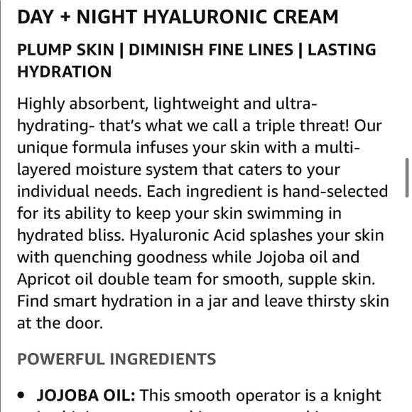 No BS hyaluronic cream - Picture 2 of 6